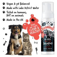 Bugalugs Hunde Katzen Floh und Zecken Trockenshampoo ohne Wasser 200ml