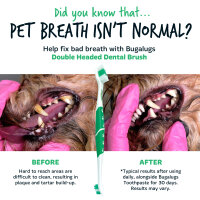 Bugalugs Double-Ended Zahnbürste für Hunde...