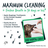 Bugalugs Double-Ended Zahnbürste für Hunde & Katzen – Dual-Head Dental Care Brush