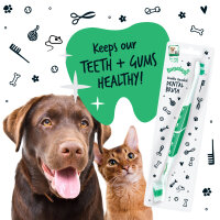 Bugalugs Double-Ended Zahnbürste für Hunde & Katzen – Dual-Head Dental Care Brush