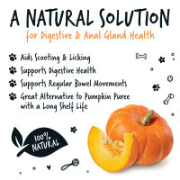 Bugalugs Kürbispulver-Nahrungsergänzungsmittel 100 % natürlich für Hunde