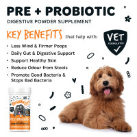 Bugalugs Pre- & Probiotic Verdauungshilfe 80 g...