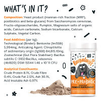 Bugalugs Pre- & Probiotic Verdauungshilfe 80 g – Immuncharge für Hunde