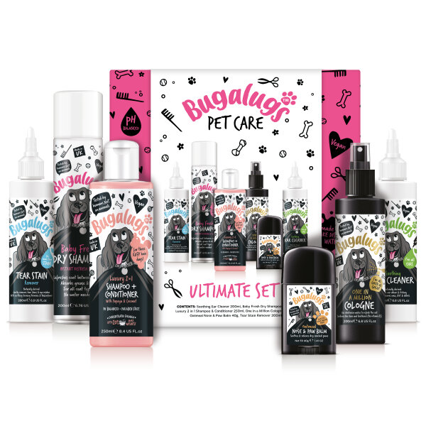 Bugalugs Ultimate Geschenkset für Hunde – Pflege & Gesundheitsset (6-Teilig)