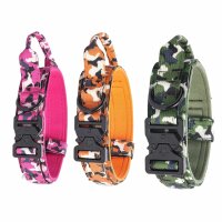 Verstellbares Camo-Tactical Hundehalsband mit Polsterung...