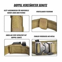 Verstellbares Camo-Tactical Hundehalsband mit Polsterung & Metallverschluss