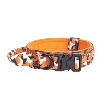 Verstellbares Camo-Tactical Hundehalsband mit Polsterung & Metallverschluss