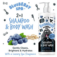 Bugalugs Blueberry Spa Shampoo für Hunde – Pflegendes Hundeshampoo mit Blaubeere & Hafer