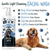 Bugalugs Blueberry Facial Wash für Hunde sanfte Gesichtsreinigung Blaubeer-Extrakt