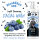 Bugalugs Blueberry Facial Wash für Hunde sanfte Gesichtsreinigung Blaubeer-Extrakt