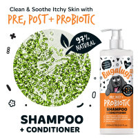 Bugalugs Probiotic Shampoo für Hunde – Pre-, Pro- & Postbiotische Pflege für Haut & Fell