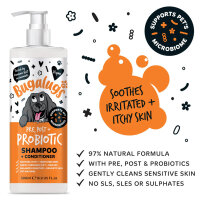 Bugalugs Probiotic Shampoo für Hunde – Pre-, Pro- & Postbiotische Pflege für Haut & Fell