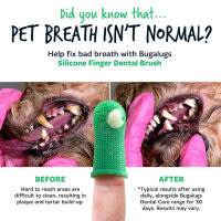 Bugalugs Dental Care Kit – Zahnpasta mit Fingerzahnbürste für Hunde & Katzen