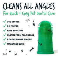 Bugalugs Dental Care Kit – Zahnpasta mit Fingerzahnbürste für Hunde & Katzen