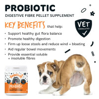Bugalugs Probiotic Pellets für Hunde – Gesunde Verdauung & Darmflora 500g