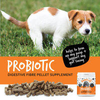 Bugalugs Probiotic Pellets für Hunde – Gesunde Verdauung & Darmflora 500g