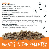 Bugalugs Probiotic Pellets für Hunde – Gesunde Verdauung & Darmflora 500g