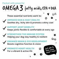 Bugalugs Arktisches Dorschleberöl 250 ml – Omega-3 Nahrungsergänzung für Hunde & Katzen