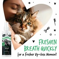 Bugalugs Antibakterielles Zahnpflege Spray für Hunde & Katzen – Frischer Atem mit Minzgeschmack