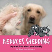 Bugalugs Unterfellbürste für Hunde & Katzen – Deshedding Bürste zur Fellpflege
