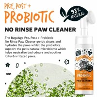 Bugalugs Pfotenreiniger für Katzen 200 ml – No-Rinse Reinigungsschaum für saubere Pfoten