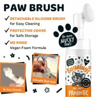 Bugalugs Pfotenreiniger für Katzen 200 ml – No-Rinse Reinigungsschaum für saubere Pfoten