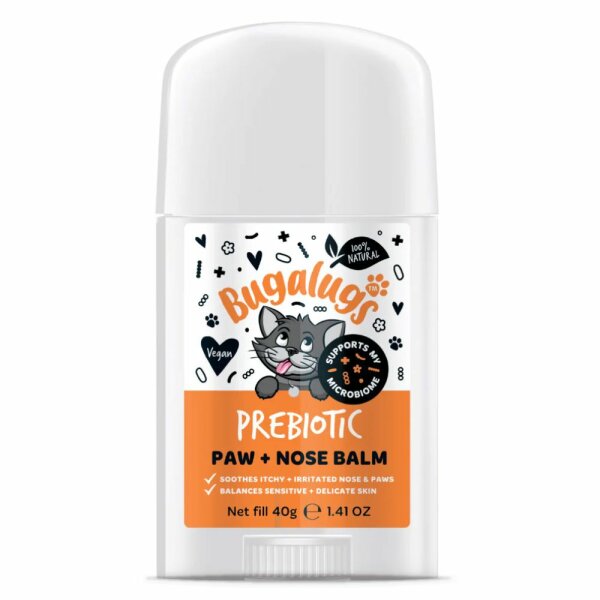Bugalugs Pfoten- & Nasenbalsam für Katzen 50 g – Pflegender Schutzbalsam für trockene Haut