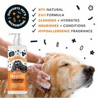 Bugalugs Probiotisches Hundeshampoo 250 ml – Pflegendes Shampoo für Fell & Haut