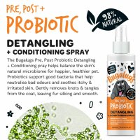 Bugalugs Entfilzungs- & Fellspray für Hunde 200 ml – Pflegendes Detangling Spray gegen Knoten