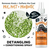 Bugalugs Entfilzungs- & Fellspray für Hunde 200 ml – Pflegendes Detangling Spray gegen Knoten