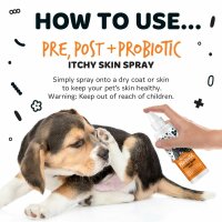 Bugalugs Juckreiz Spray für Hunde 200 ml – Beruhigende Hautpflege für empfindliche Haut