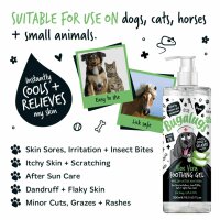 Bugalugs Aloe Vera Pflegegel für Hunde & Katzen 500 ml – Beruhigendes Hautpflege Gel