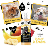 Bugalugs Hundeshampoo Mango Banane 500 ml Vegan