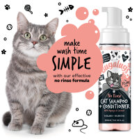 Bugalugs Katzenshampoo 2 in1 ohne Wasser 200ml