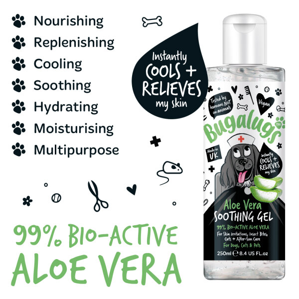 Bugalugs Hautpflege-Gel  für Hunde und Katzen