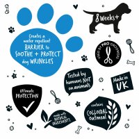 Bugalugs Falten Pflegecreme für Hunde mit Falten