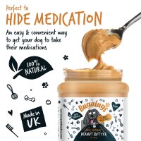Bugalugs natürliche Erdnussbutter Leckerchen für Hunde Leckerli 340g
