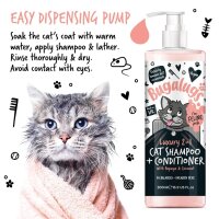 Bugalugs 2in1 Katzenshampoo + Conditioner 500 ml Pumpdosierer