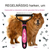 Bugalugs Hunde Katzen Knotenbürste Entfilzungsrechen...