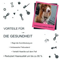 Bugalugs Hunde Katzen Knotenbürste Entfilzungsrechen gegen Knoten