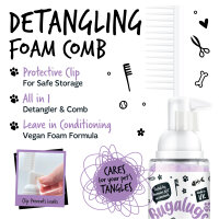 Bugalugs 2 in 1 Entwirrungs- und Pflegeschaumkamm Fellpflege 150ml