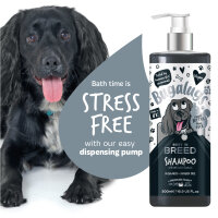 Bugalugs bestes Hunde Pflegeshampoo mit Aktivkohle Zitrusfrüchte Duft Premium