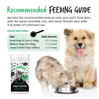 Bugalugs Plaqueentferner gegen Zahnbelag Zahnpflege für Katzen mit Seegras