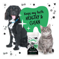 Bugalugs Plaqueentferner gegen Zahnbelag Zahnpflege für Katzen mit Seegras