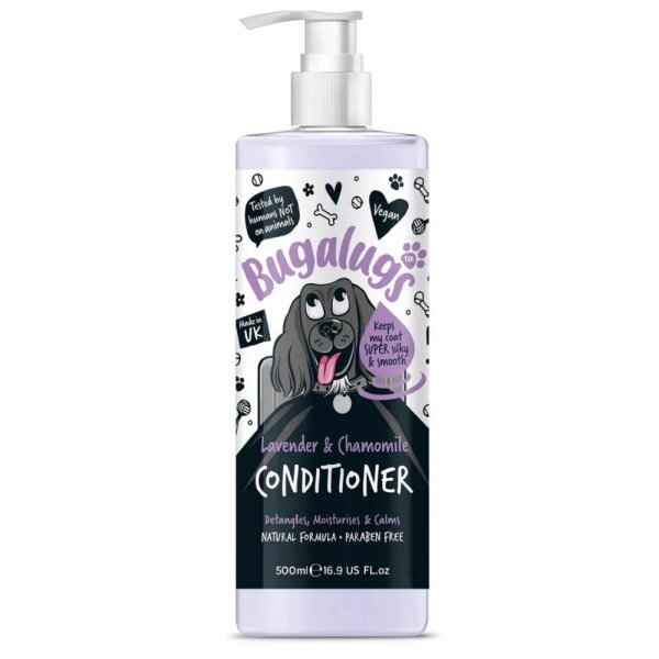 Bugalugs Lavendel & Kamille Hunde-Conditioner 500ml – Vegan & Parabenfrei