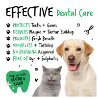 Bugalugs Dental Care Solution – Wasserzusatz für Hunde und Katzen, 250 ml