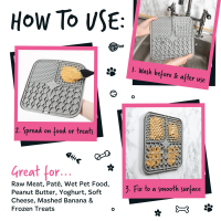 Bugalugs Leckmatte für Hunde & Katzen