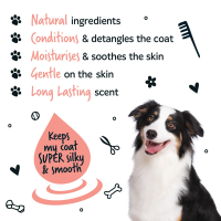 Bugalugs Papaya & Kokosnuss Hunde-Conditioner 500ml Fellpflege