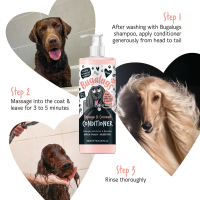 Bugalugs Papaya & Kokosnuss Hunde-Conditioner 500ml Fellpflege