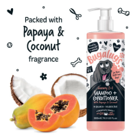 Bugalugs 2 in 1 Hundeshampoo + Conditioner - Papaya & Kokosnuss